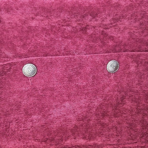 Merlot Corduroy Shacket | Vintage Americana Barn Chore Jacket| Sz. L - Picture 6 of 11